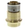 3/4in PEX Press x 3/4in ProPress Adapter with Sleeve