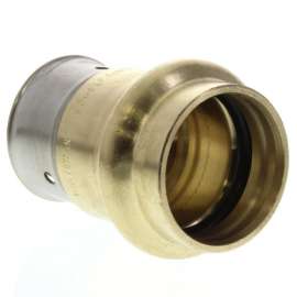 3/4in PEX Press x 3/4in ProPress Adapter with Sleeve