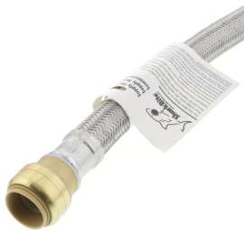 3/4in x 3/4in Lead Free Coupling Hose, 18in Length