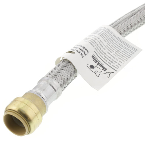 3/4in x 3/4in Lead Free Coupling Hose, 18in Length