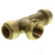 3/4in x 3/4in x 3/4in FNPT Female Center Lead Free Slip Tee