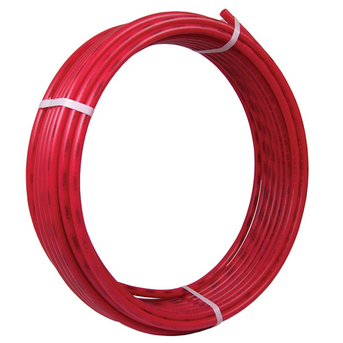 3/4in PEX Tubing in Red, 25ft Coil