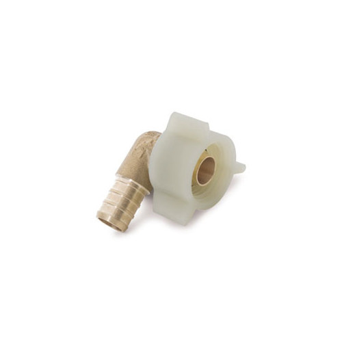 1/2in x 1/2in FNPT PEX Crimp Lead Free Swivel Elbow