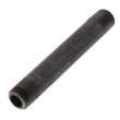 1/4in x 3-1/2in Steel Nipple in Black Coated