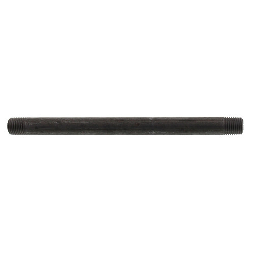 1/4in x 7in Steel Nipple in Black Coated