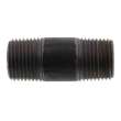 1/2in x 2in Steel Nipple in Black Coated