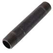 1/2in x 4-1/2in Steel Nipple in Black Coated
