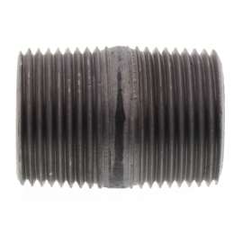 3/4in x 1-1/2in Steel Nipple in Black Coated