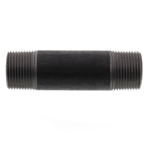 3/4in x 3-1/2in Steel Nipple in Black Coated