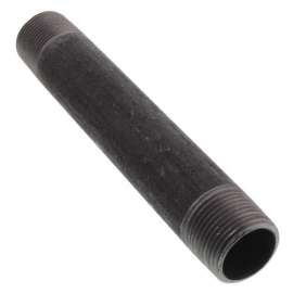 3/4in x 6-1/2in Steel Nipple in Black Coated