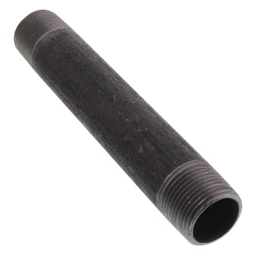3/4in x 6-1/2in Steel Nipple in Black Coated