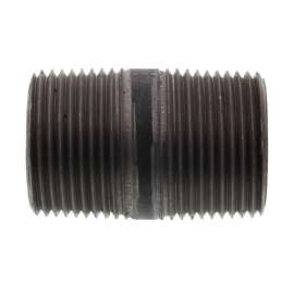 1in x 2in Steel Nipple in Black Coated