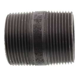 1-1/4in x 2in Steel Nipple in Black Coated