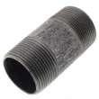 1-1/4in x 3in Steel Nipple in Black Coated
