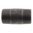 1-1/4in x 3in Steel Nipple in Black Coated