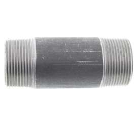 1-1/4in x 4in Steel Nipple in Black Coated