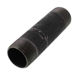 1-1/4in x 5-1/2in Steel Nipple in Black Coated