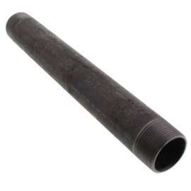 1-1/4in x 11-1/2in Steel Nipple in Black Coated