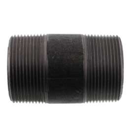 1-1/2in x 3in Steel Nipple in Black Coated