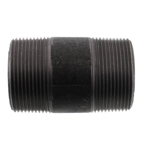 1-1/2in x 3in Steel Nipple in Black Coated
