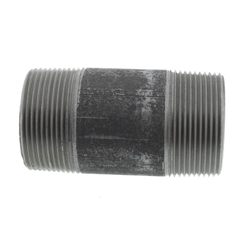 1-1/2in x 3-1/2in Steel Nipple in Black Coated