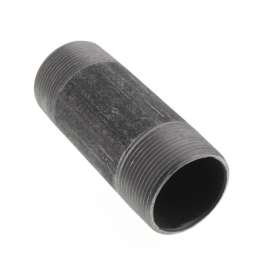 1-1/2in x 4-1/2in Steel Nipple in Black Coated
