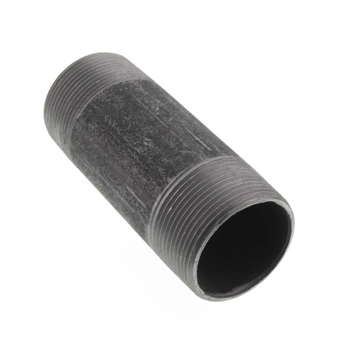 1-1/2in x 4-1/2in Steel Nipple in Black Coated