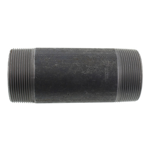 2in x 5-1/2in Steel Nipple in Black Coated