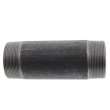 2in x 6in Steel Nipple in Black Coated