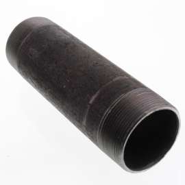 2in x 8-1/2in Steel Nipple in Black Coated