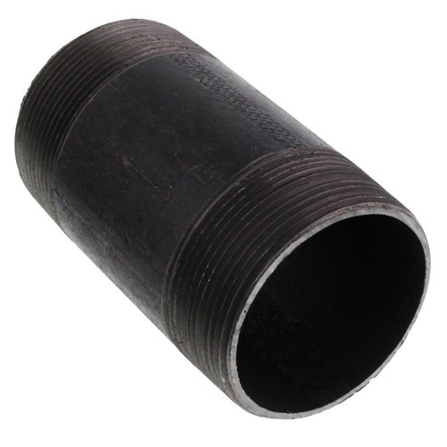 2-1/2in x 4-1/2in Steel Nipple in Black Coated