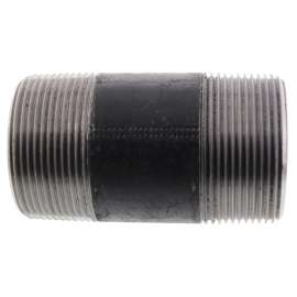 2-1/2in x 5in Steel Nipple in Black Coated