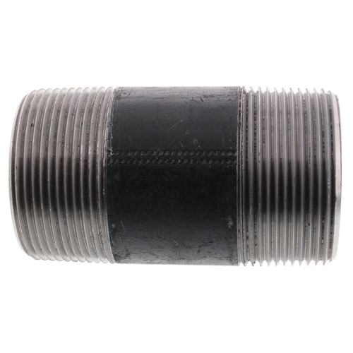 2-1/2in x 5in Steel Nipple in Black Coated