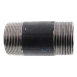 2-1/2in x 5-1/2in Steel Nipple in Black Coated