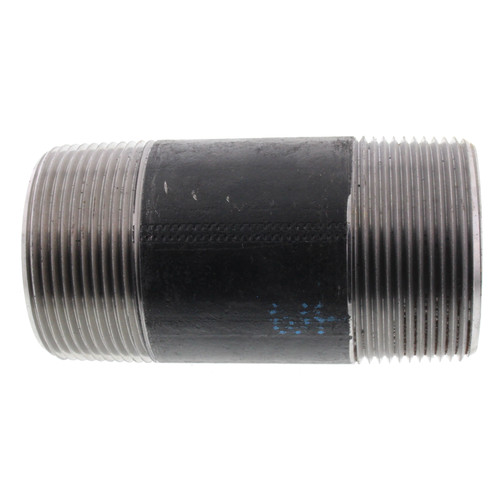 2-1/2in x 5-1/2in Steel Nipple in Black Coated