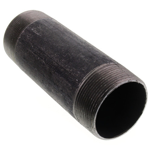 2-1/2in x 6in Steel Nipple in Black Coated