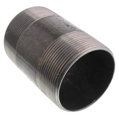 4in x 4-1/2in Steel Nipple in Black Coated