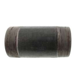 4in x 8-1/2in Steel Nipple in Black Coated