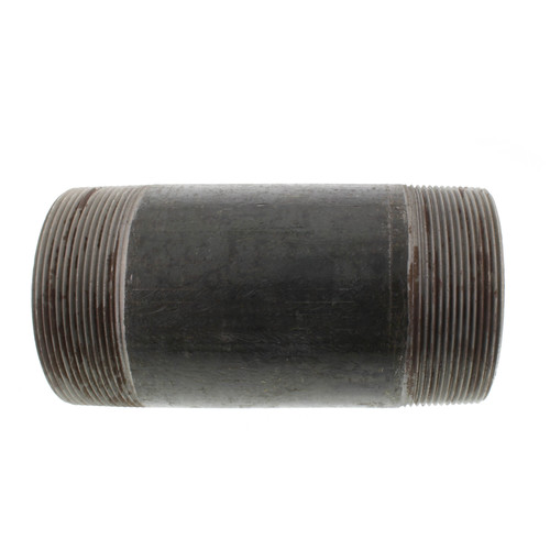 4in x 8-1/2in Steel Nipple in Black Coated