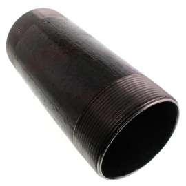 4in x 9in Steel Nipple in Black Coated