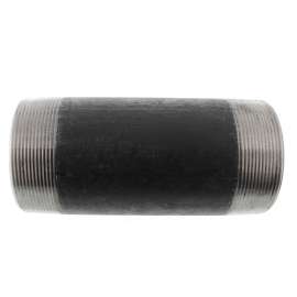 4in x 9-1/2in Steel Nipple in Black Coated