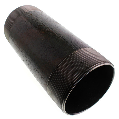 4in x 11in Steel Nipple in Black Coated