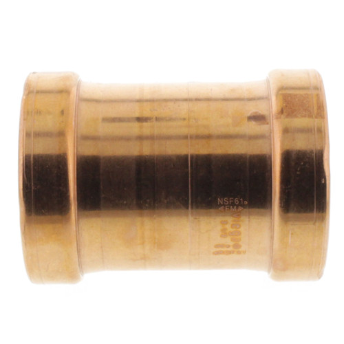 2-1/2in ProPress XL-C Copper Coupling with No Stop and Lead Free