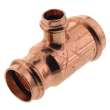 1-1/4in x 1in x 1/2in Propress Copper Tee