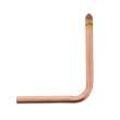 1/2in Male Sweat Copper Tub Spout Stub Out Elbow, 6in x 7in Size