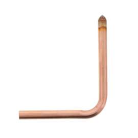 1/2in Male Sweat Copper Tub Spout Stub Out Elbow, 6in x 7in Size