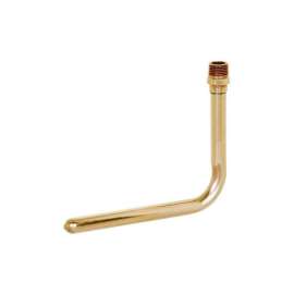 1/2in MIP Copper Tub Spout Stub Out Elbow, 6in x 7in Size