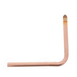 1/2in Male Sweat Copper Tub Spout Stub Out Elbow, 8in x 7in Size