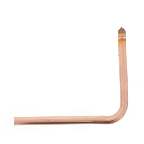 1/2in Male Sweat Copper Tub Spout Stub Out Elbow, 8in x 7in Size