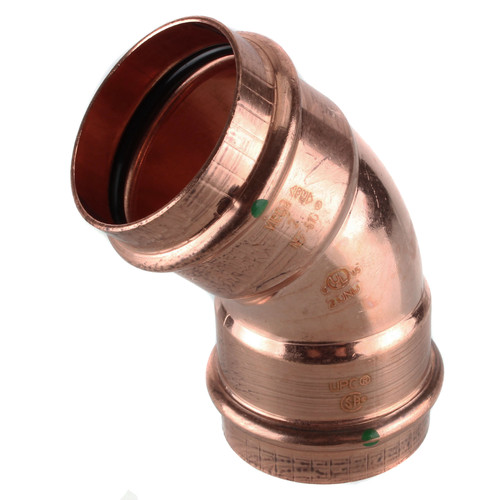 2in Propress Copper 45 Degrees Elbow